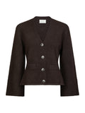 Pixie Knit Cardigan - Dark Brown