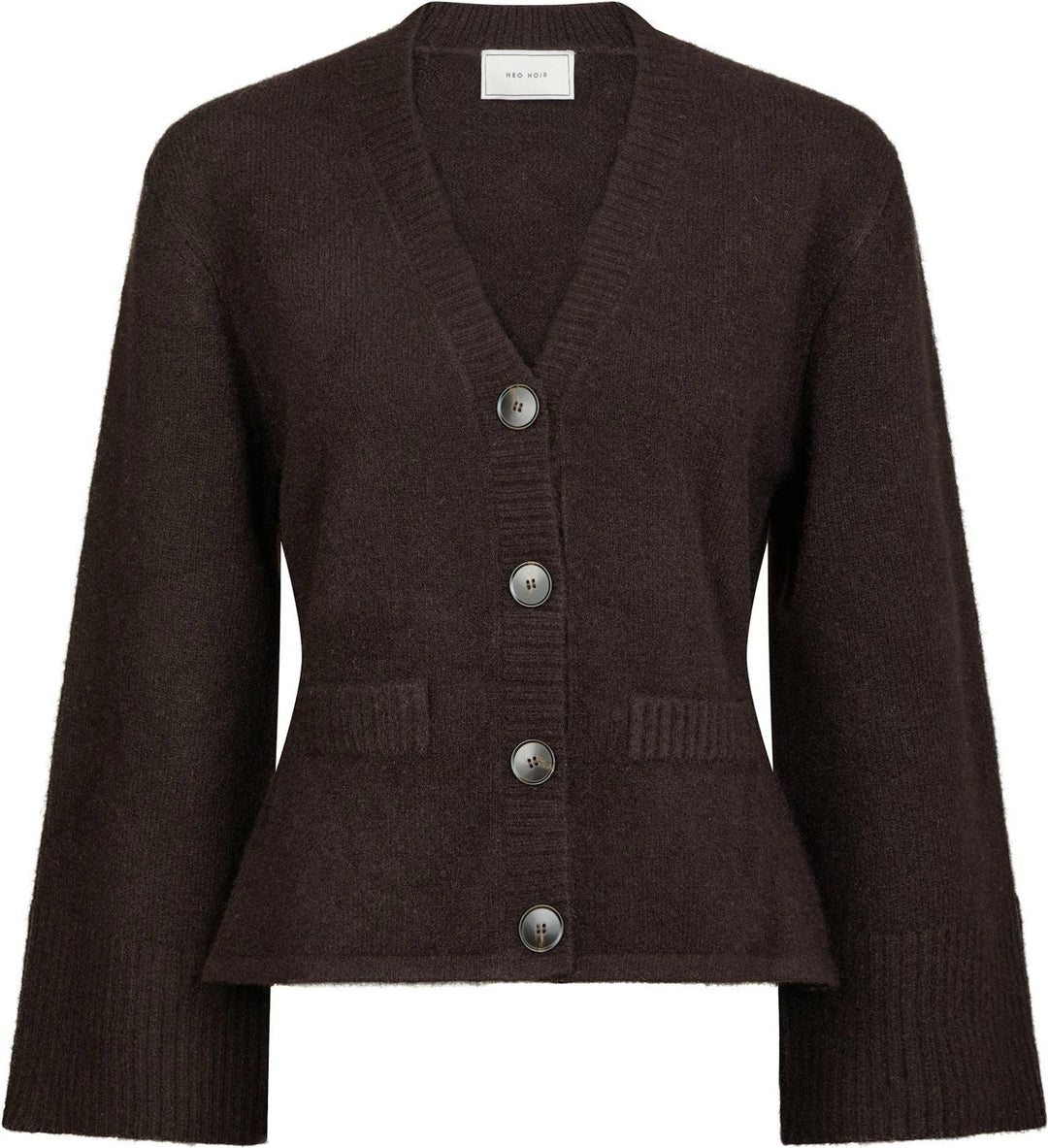 Pixie Knit Cardigan - Dark Brown