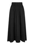 Yara Poplin Skirt - Black
