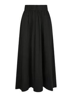 Yara Poplin Skirt - Black