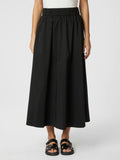 Yara Poplin Skirt - Black