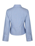 Rosa Stripe Shirt - Blue