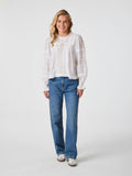 Ebba S Voile Blouse - White