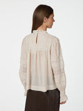 Ebba S Voile Blouse - Ivory