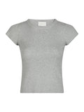 Tirra Knit Tee - Light Grey