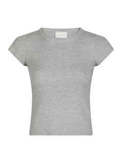 Tirra Knit Tee - Light Grey