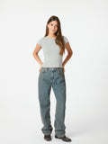 Tirra Knit Tee - Light Grey