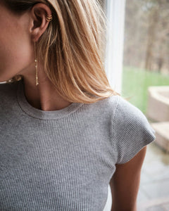 Tirra Knit Tee - Light Grey