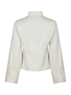 Rosa Pinstripe Shirt - White