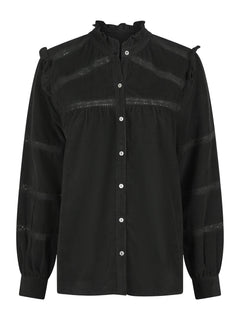 Isala Corduroy Shirt - Black