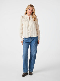 Isala Corduroy Shirt - Ivory