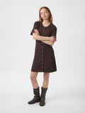 Elise Knit Dress - Brown
