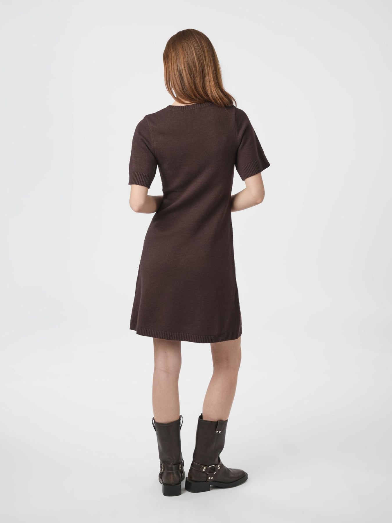 Elise Knit Dress - Brown