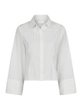 Rosa Solid Shirt - White