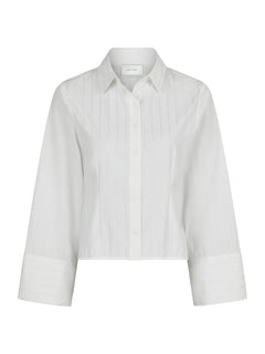Rosa Solid Shirt - White