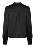 Rosslyn Heavy Sateen Blouse - Black