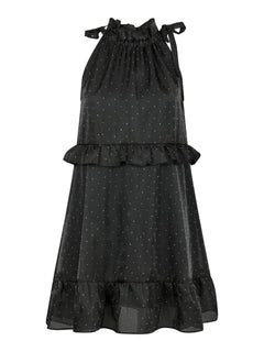 Rida Bedazzled Dress - Black