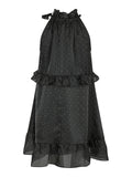 Rida Bedazzled Dress - Black