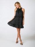 Rida Bedazzled Dress - Black