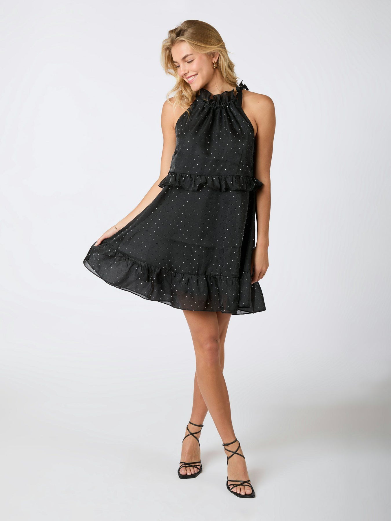 Neo Noir - Kjoler - Rida Bedazzled Dress - Black