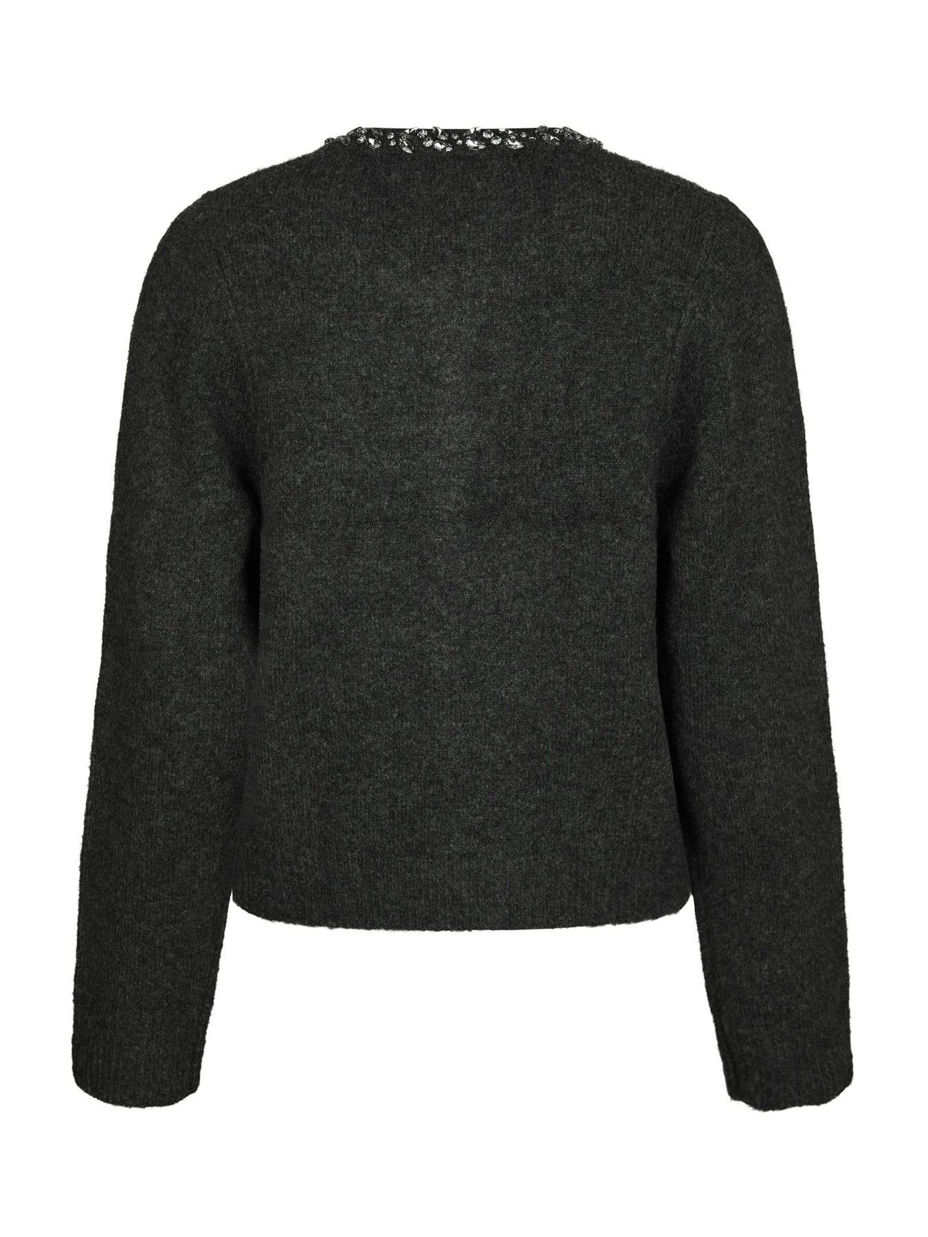 Marie Stone Knit Cardigan - Antracit