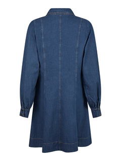 Hanne Denim Dress - Dark Blue