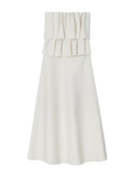 Sculpted Tube Dress - White