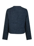 Manua Denim Structure Jacket - Dark Blue