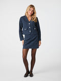 Manua Denim Structure Jacket - Dark Blue