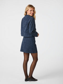 Manua Denim Structure Jacket - Dark Blue