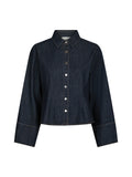 Rosa Denim Shirt - Dark Blue