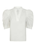 Roella Poplin Blouse - White