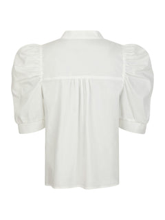 Roella Poplin Blouse - White