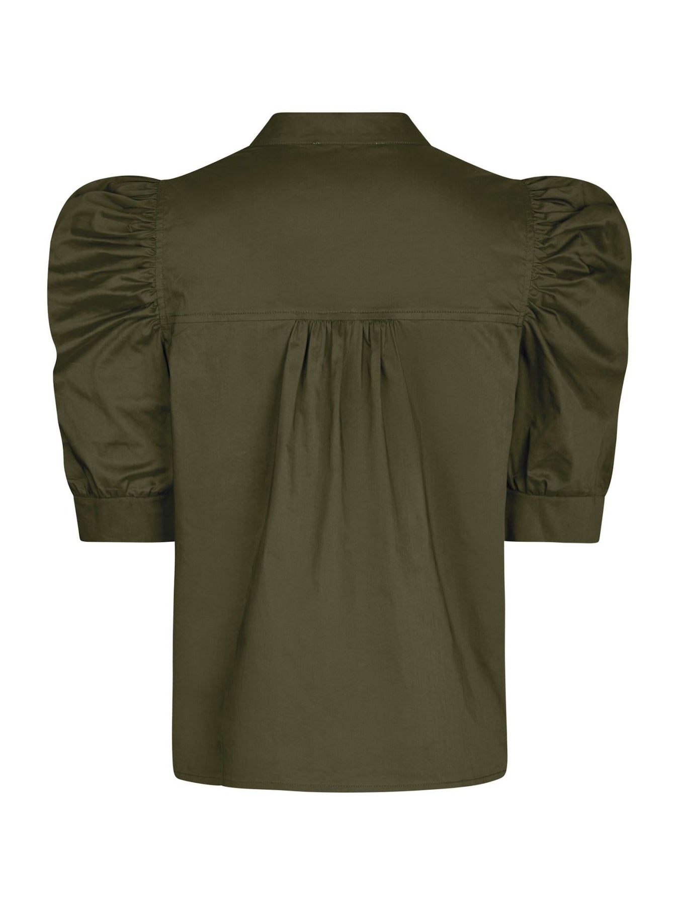 Roella Poplin Blouse - Army