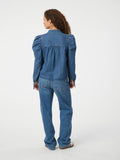 Rosslyn Denim Blouse - Blue