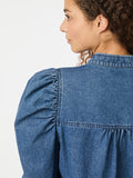 Rosslyn Denim Blouse - Blue