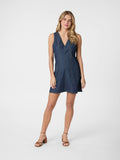 Nava Denim Dress - Dark Blue