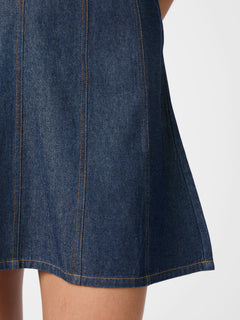 Nava Denim Dress - Dark Blue