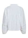 Opal C Poplin Blouse - White