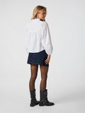 Opal C Poplin Blouse - White
