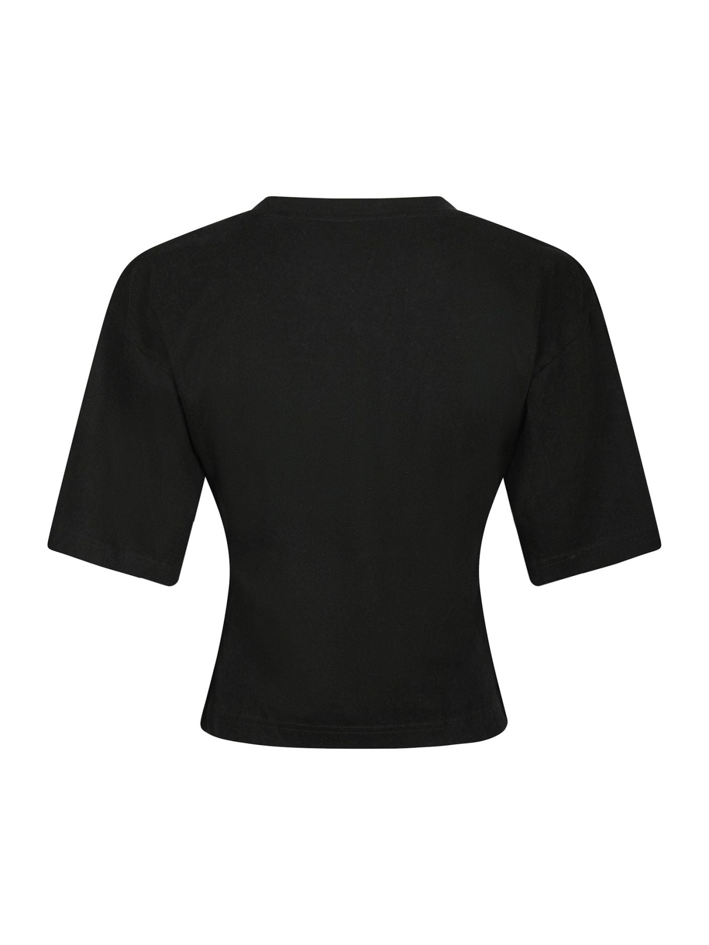 Asha Boxy Tee - Black