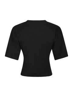 Asha Boxy Tee - Black