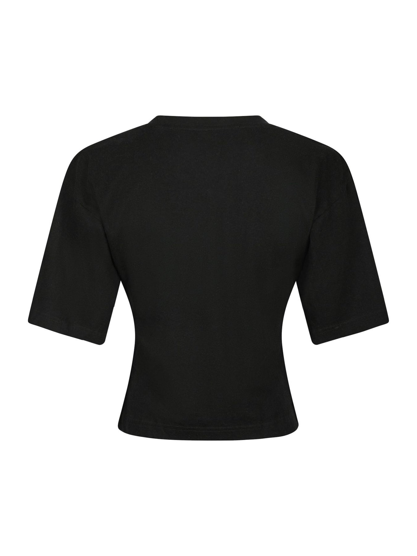 Asha Boxy Tee - Black