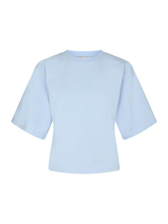 Asha Boxy Tee - Light Blue