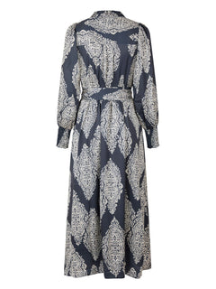 Novalee Paisley Drop Dress - Navy