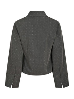 Rosa Bedazzled Shirt - Grey