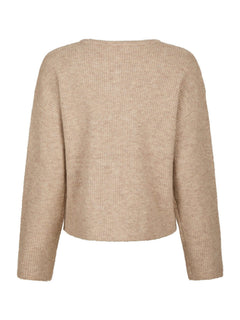 Vilja Knit Cardigan - Sand Melange