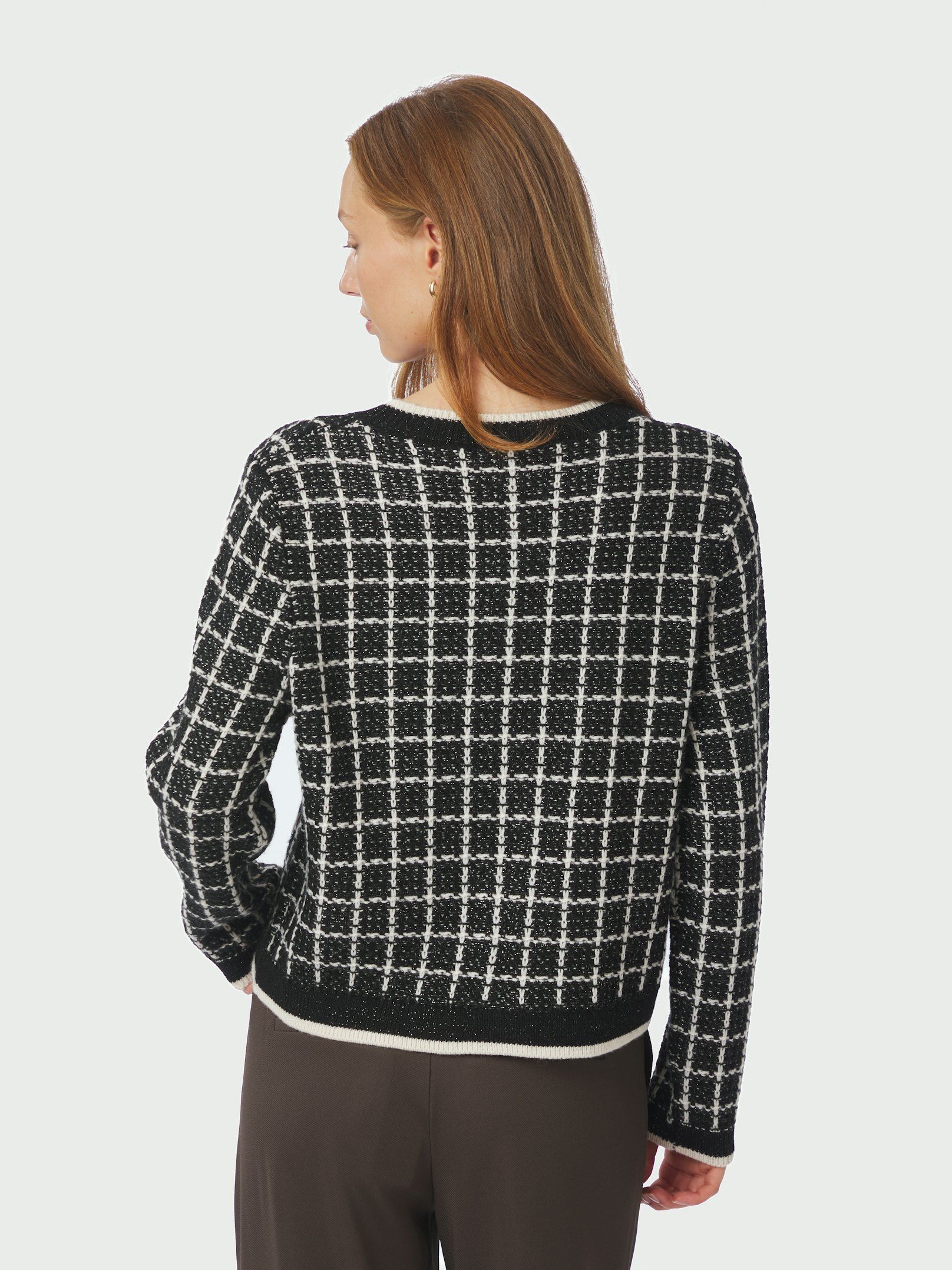 Doro Stitch Knit Cardigan - Black