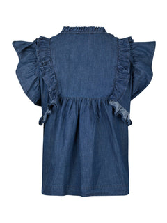 Jayla Denim Top - Blue