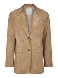 Namy Imitated Suede Blazer - Sand